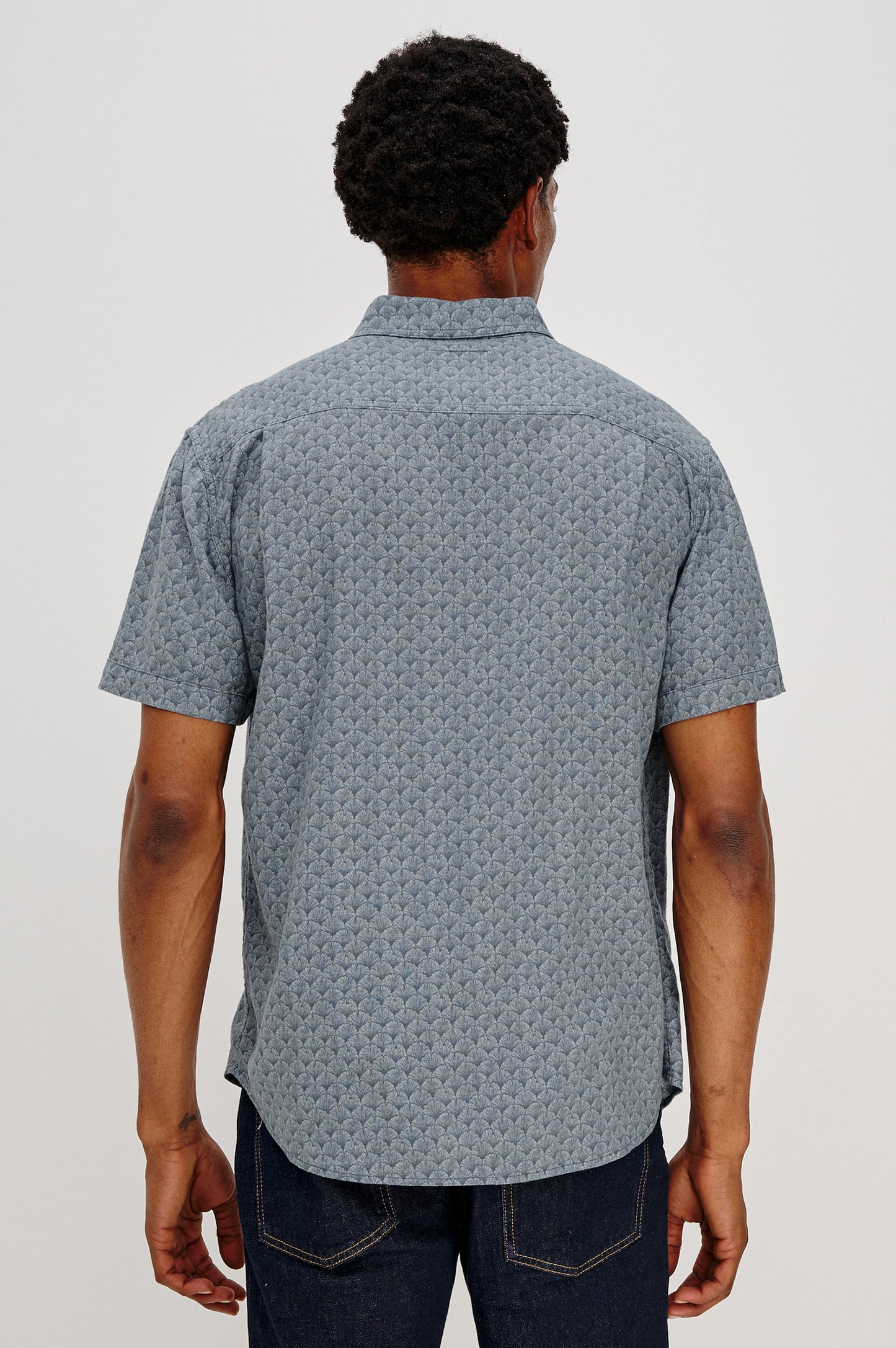 CARSON SHIRT - GINKGO BLUE ICE