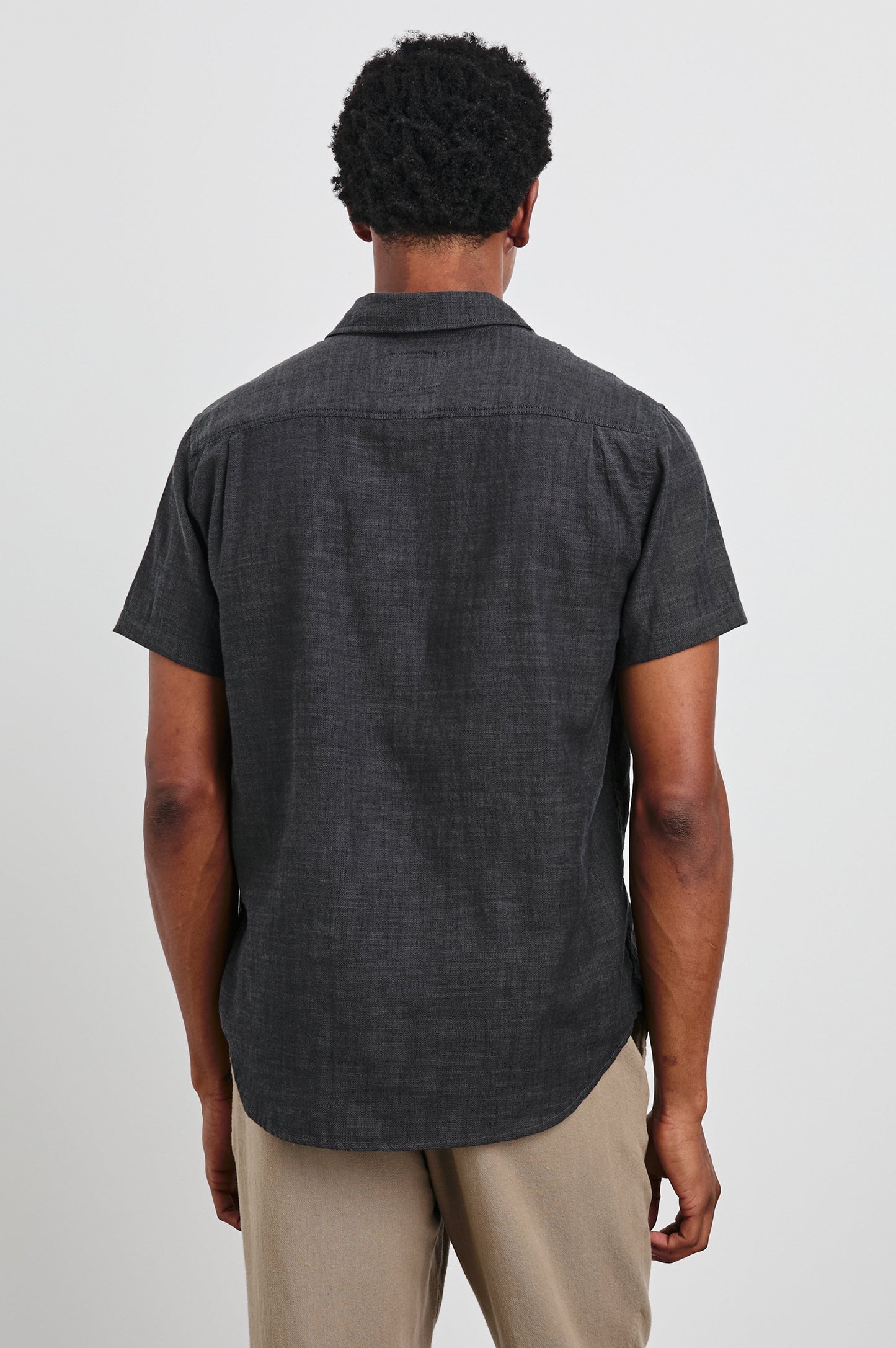 FAIRFAX SHIRT - BLACK CHAMBRAY