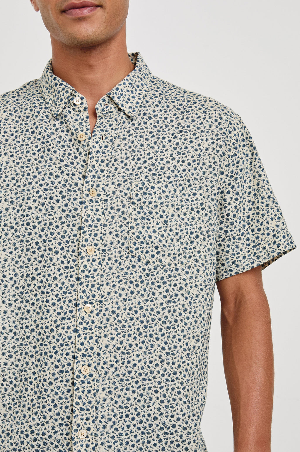 CARSON SHIRT - AUTUMN DAISY OCEAN