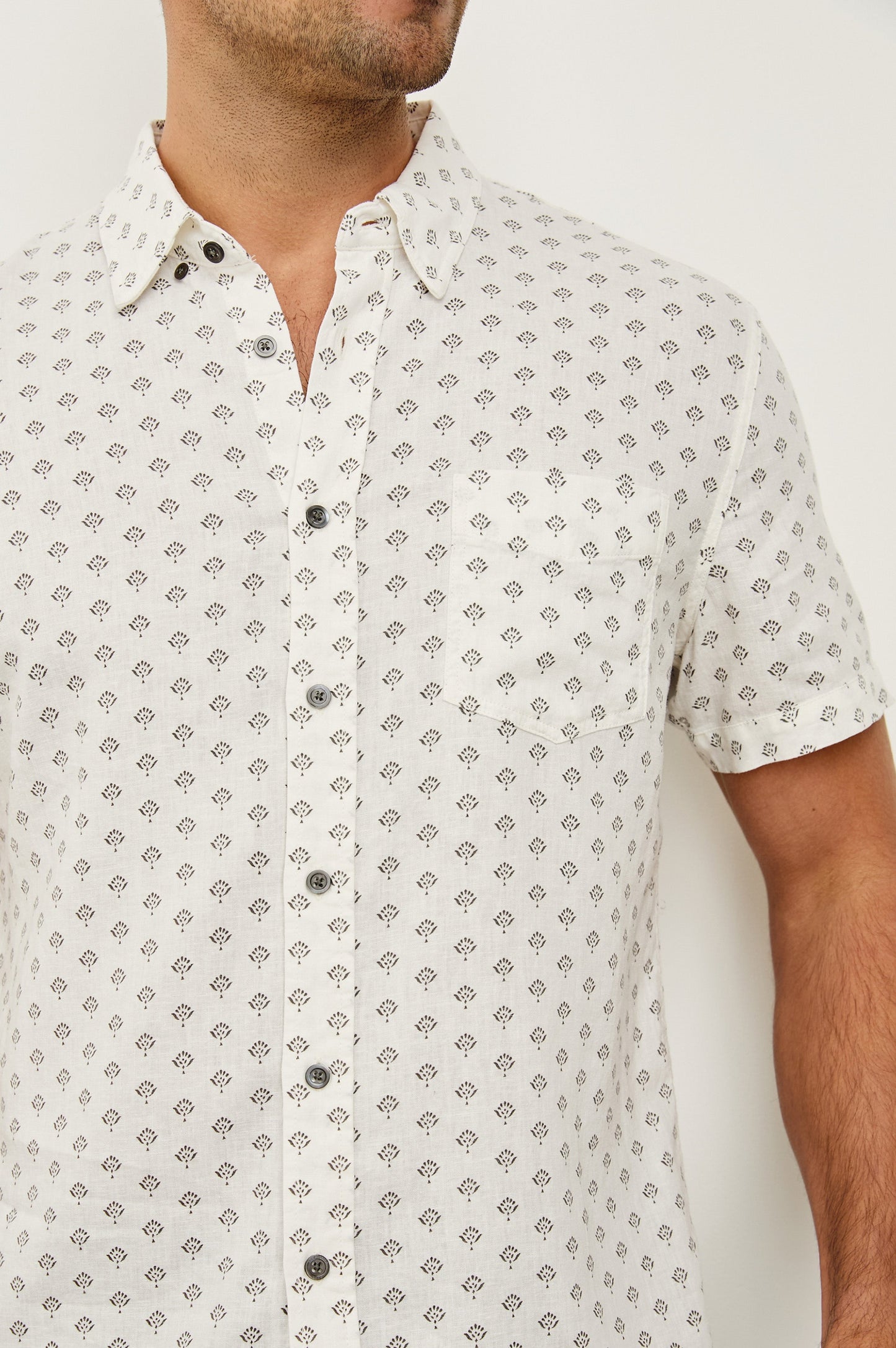 CARSON SHIRT - SMALL BATIK WHITE