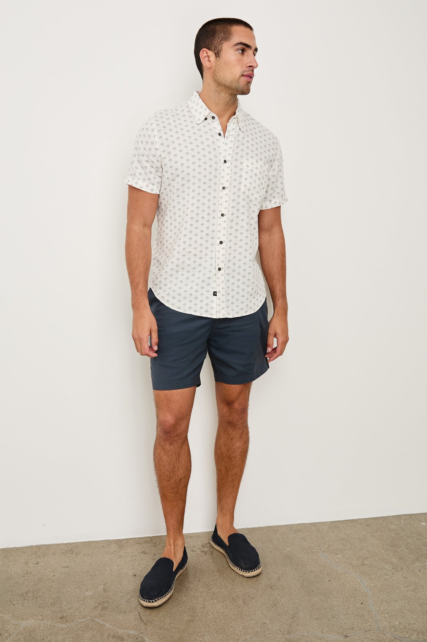 CARSON SHIRT - SMALL BATIK WHITE