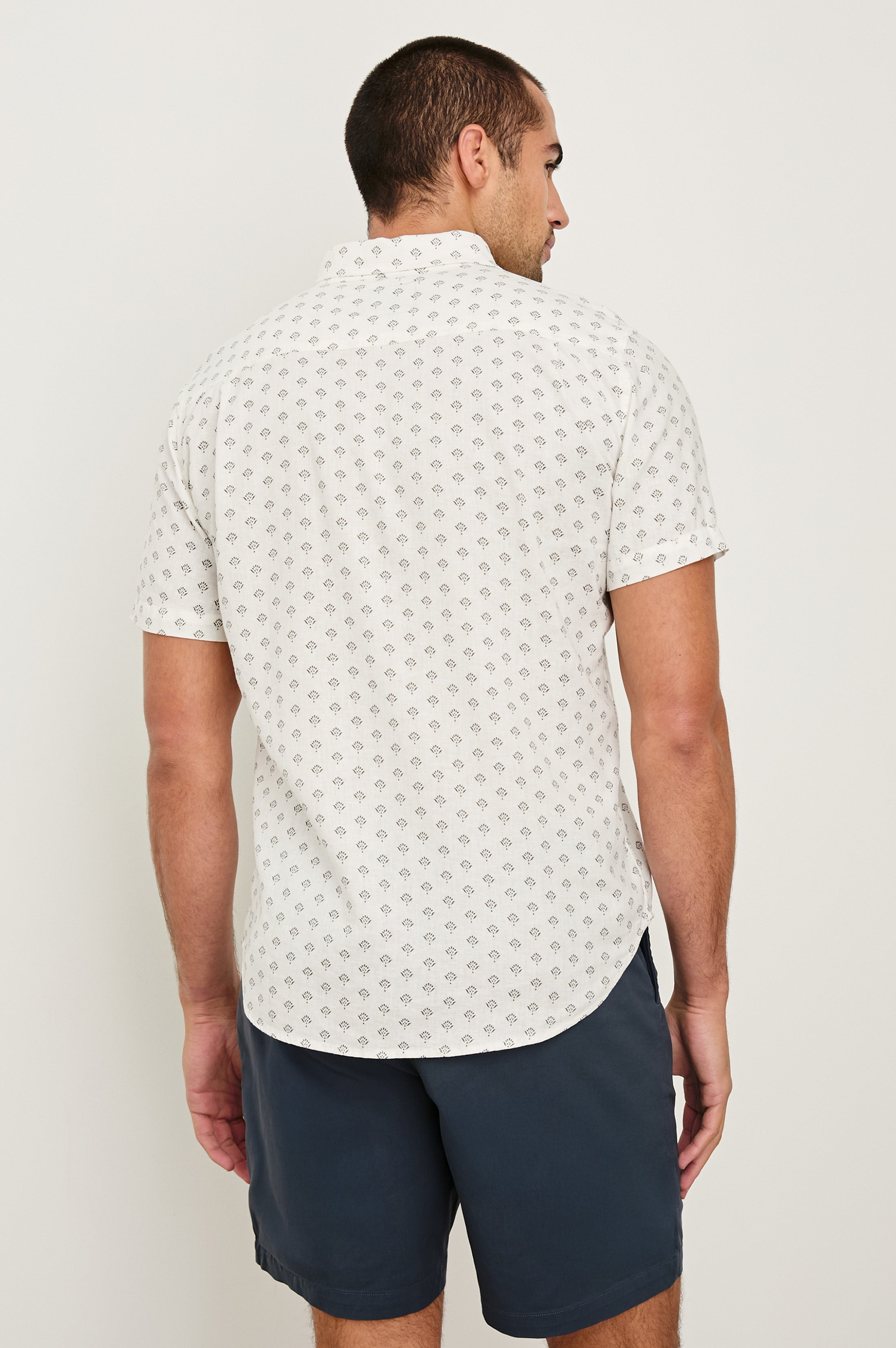 CARSON SHIRT - SMALL BATIK WHITE