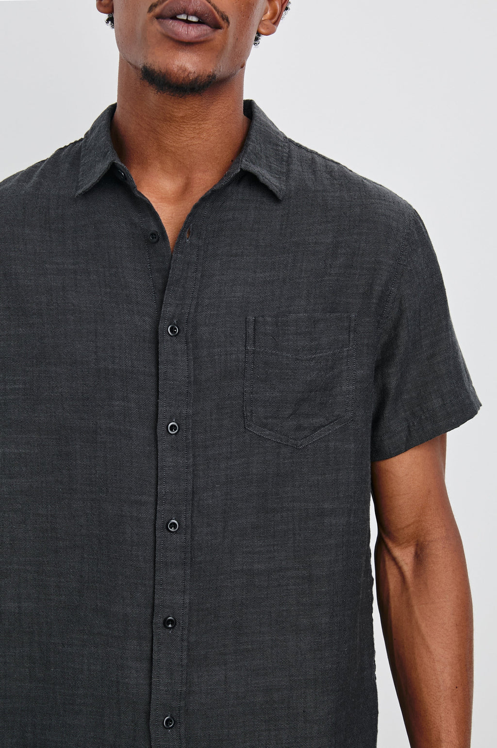 FAIRFAX SHIRT - BLACK CHAMBRAY
