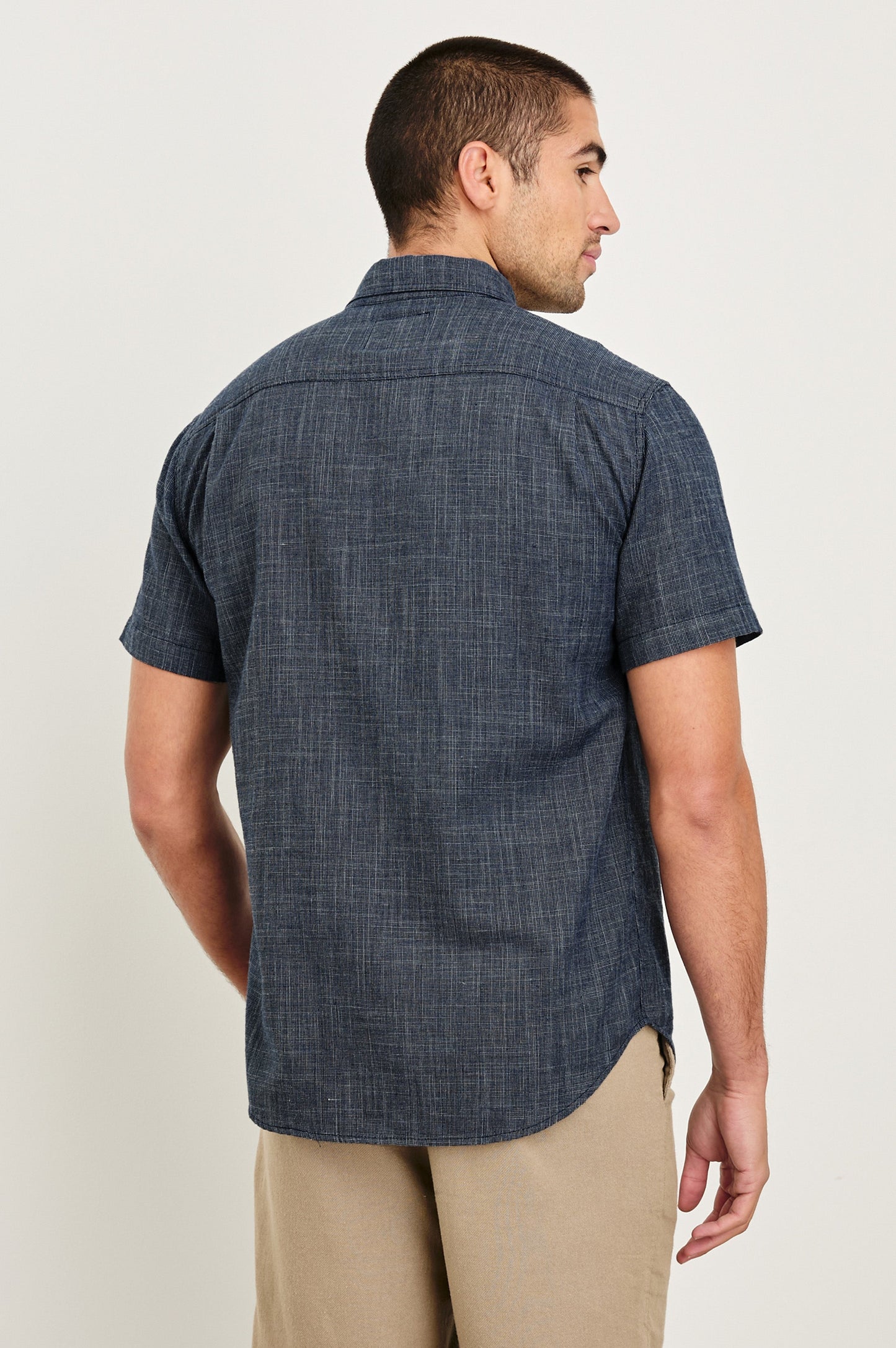 FAIRFAX SHIRT - NAVY ETCH