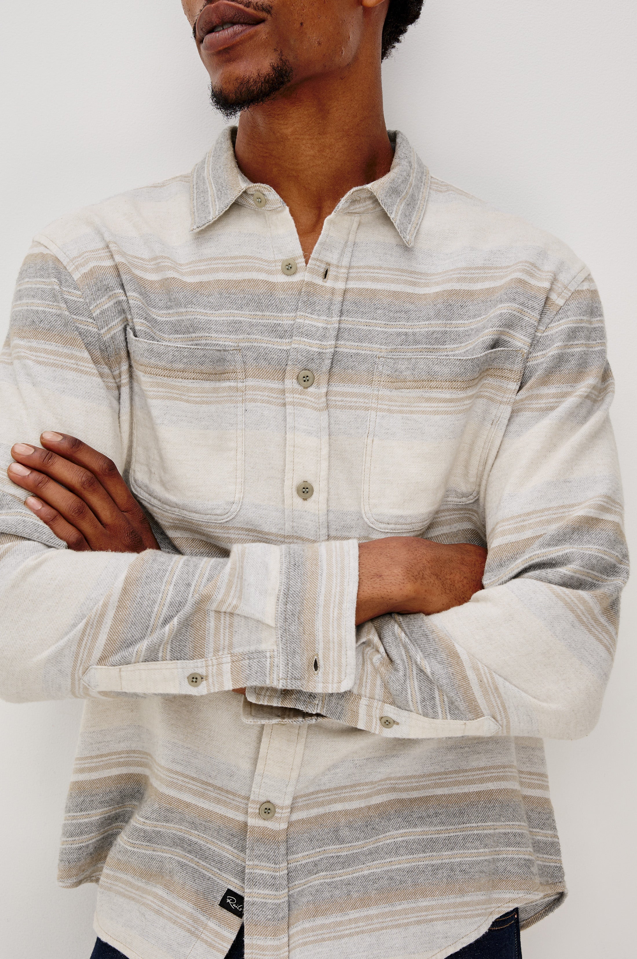 IVAN SHIRT - LUNAR ROCK STRIPE