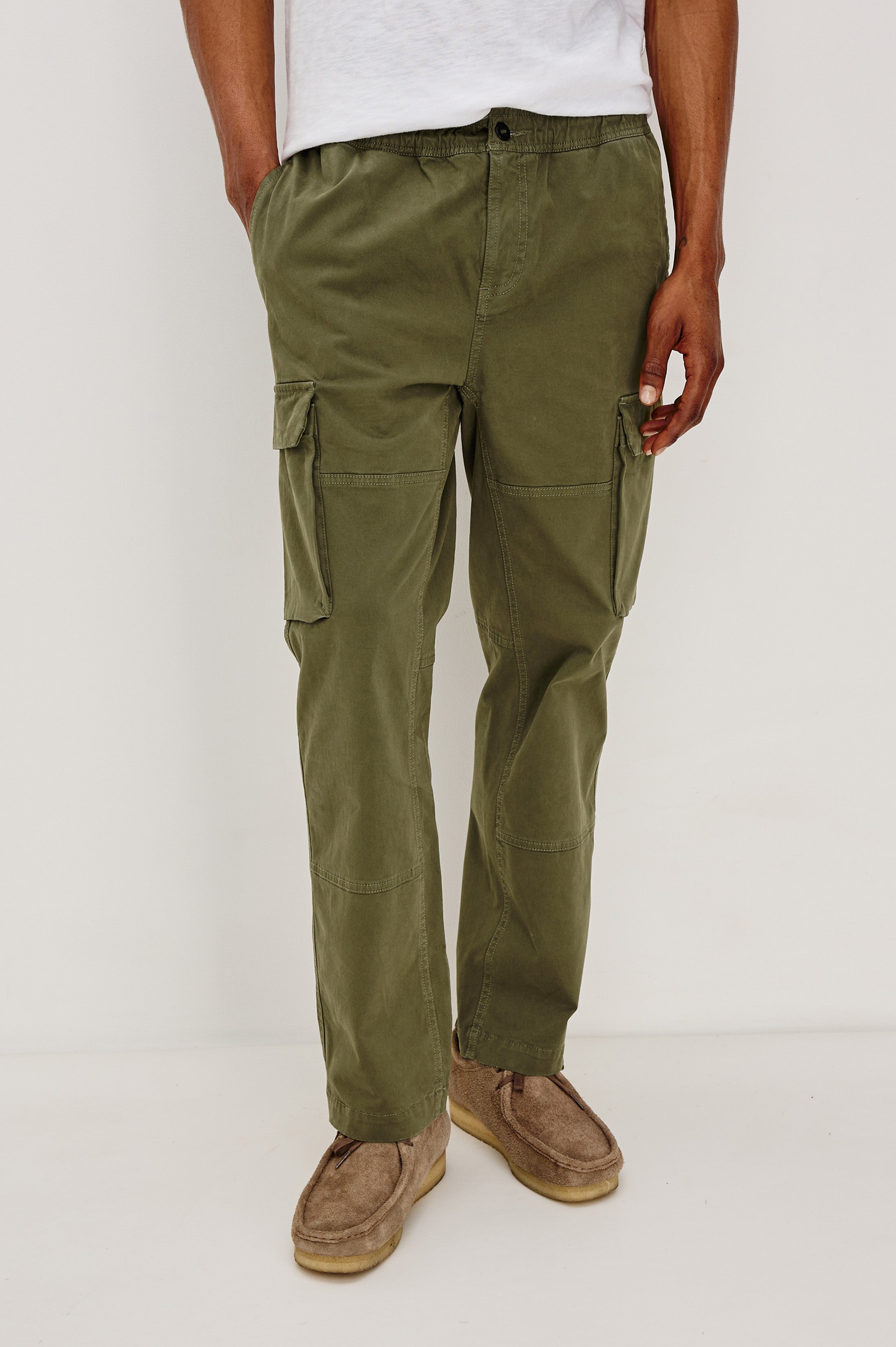 JAIDEN PANT - TRUE OLIVE