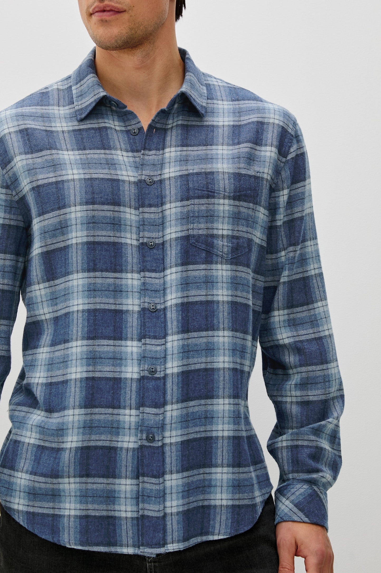LENNOX SHIRT - INKWELL MELANGE