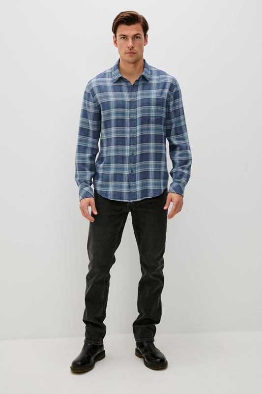 LENNOX SHIRT - INKWELL MELANGE