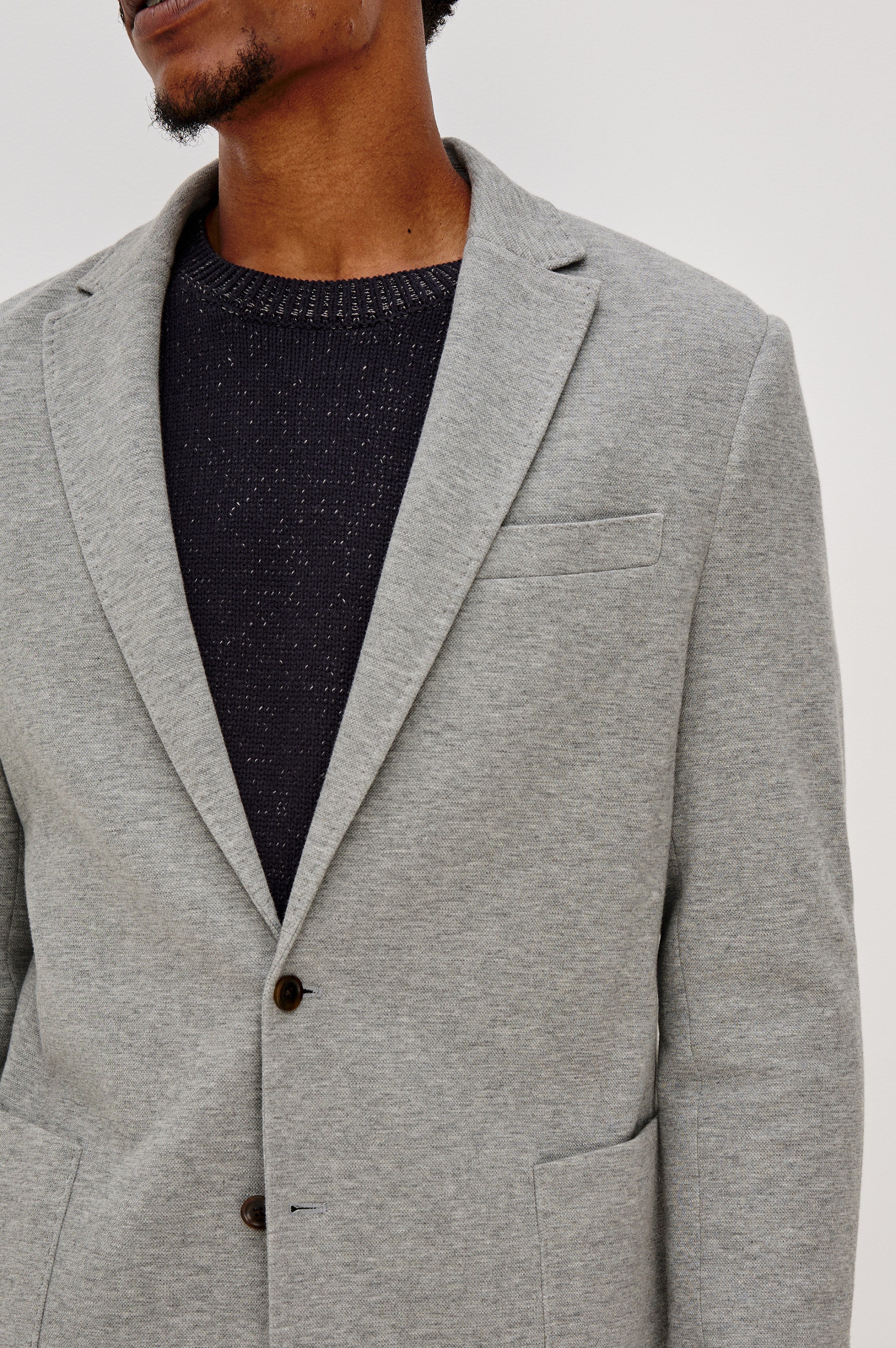 LORENZ BLAZER - HEATHER GREY