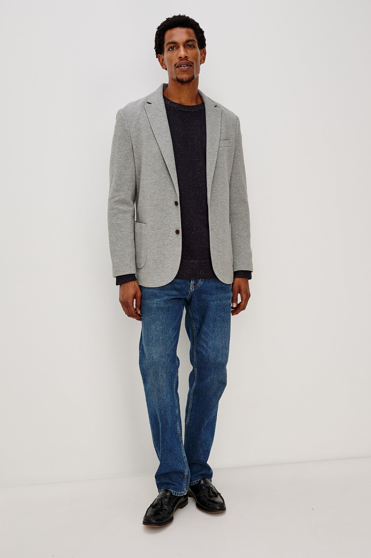 LORENZ BLAZER - HEATHER GREY