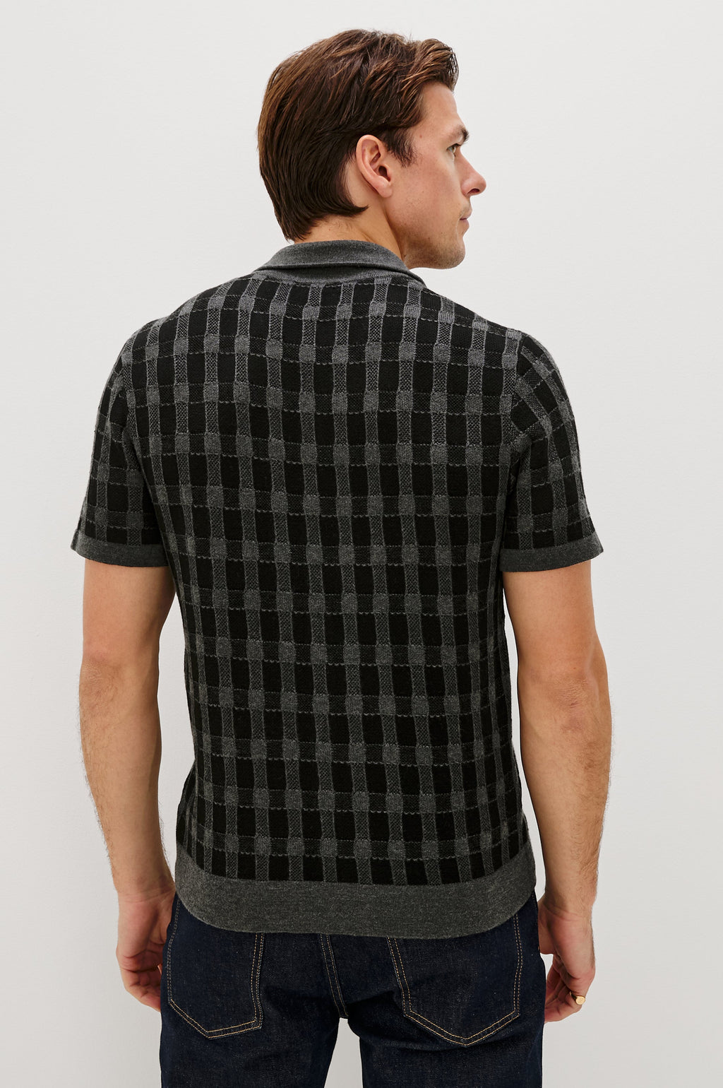 RONAN SHIRT - CHARCOAL BLACK