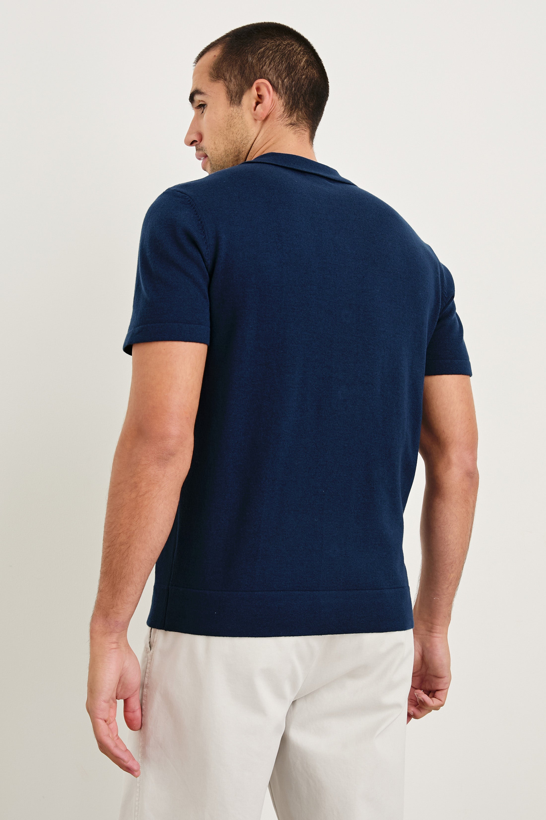 SILAS SHIRT - BLUE HEATHER MULTI