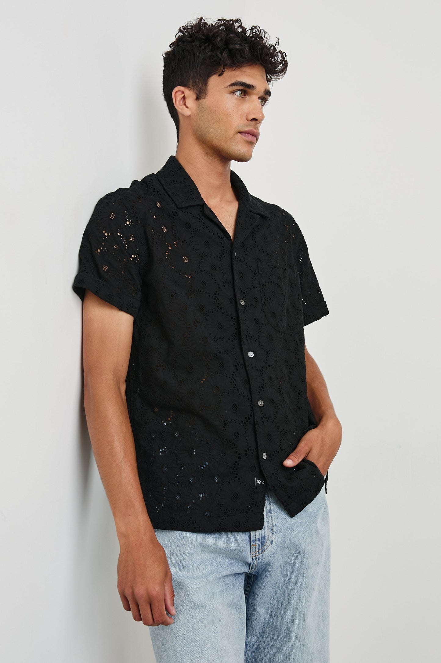 TYLER SHIRT - BLACK FLORAL
