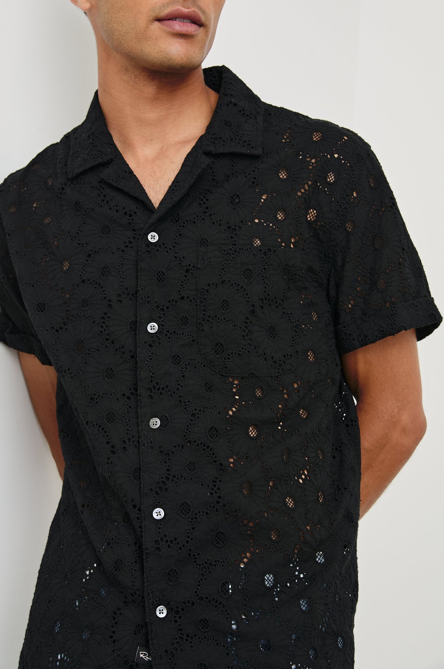 TYLER SHIRT - BLACK FLORAL