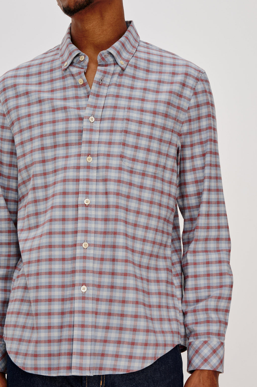 VANCE SHIRT - BLUE RUBY CHECK