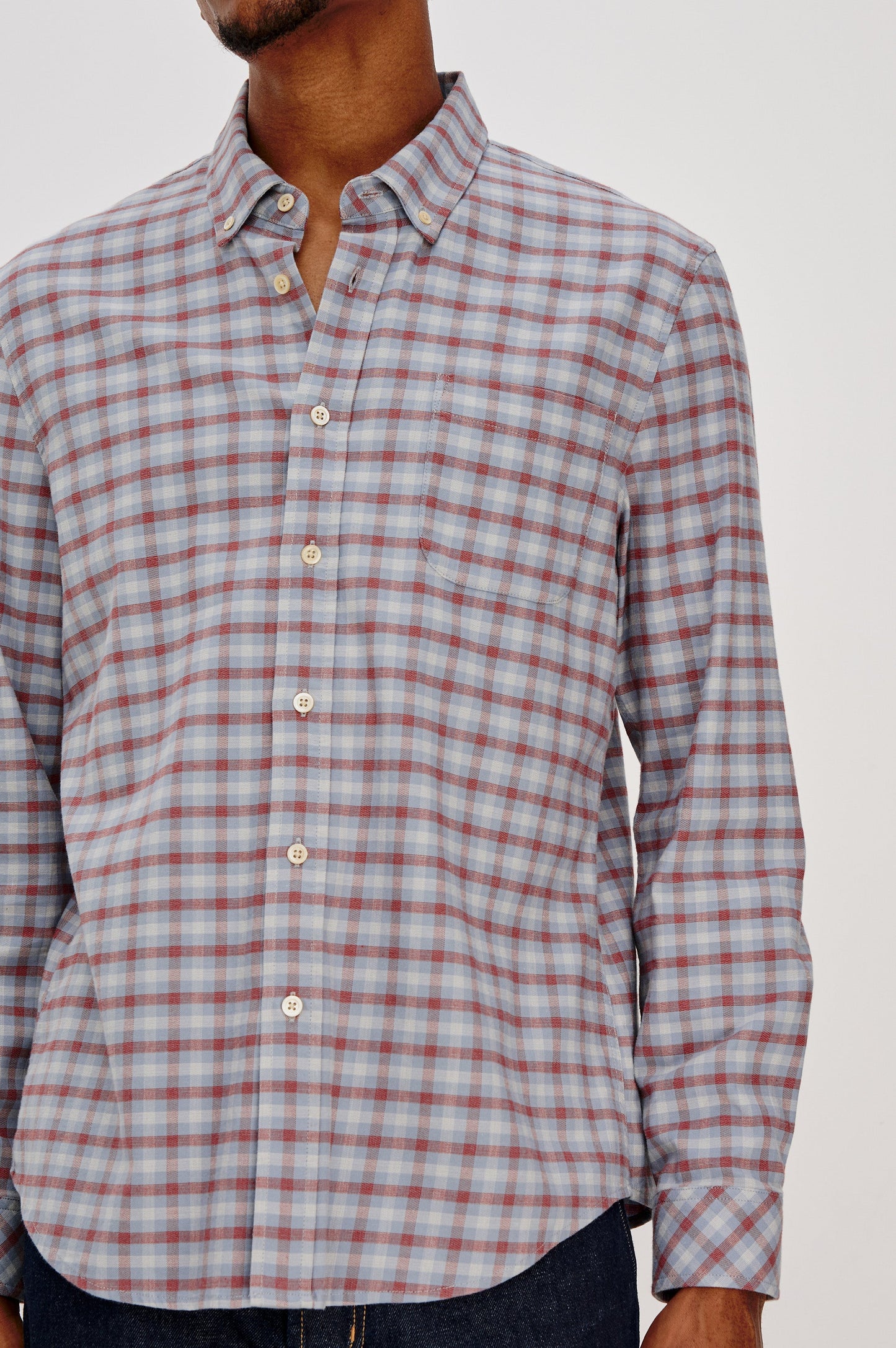 VANCE SHIRT - BLUE RUBY CHECK