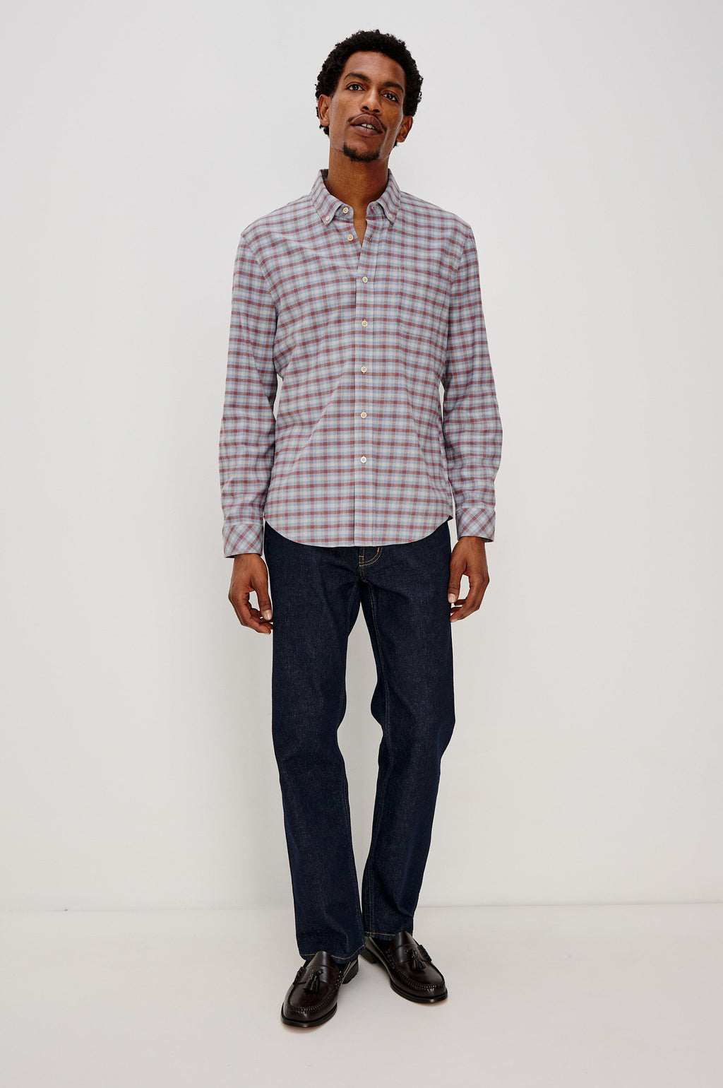 VANCE SHIRT - BLUE RUBY CHECK