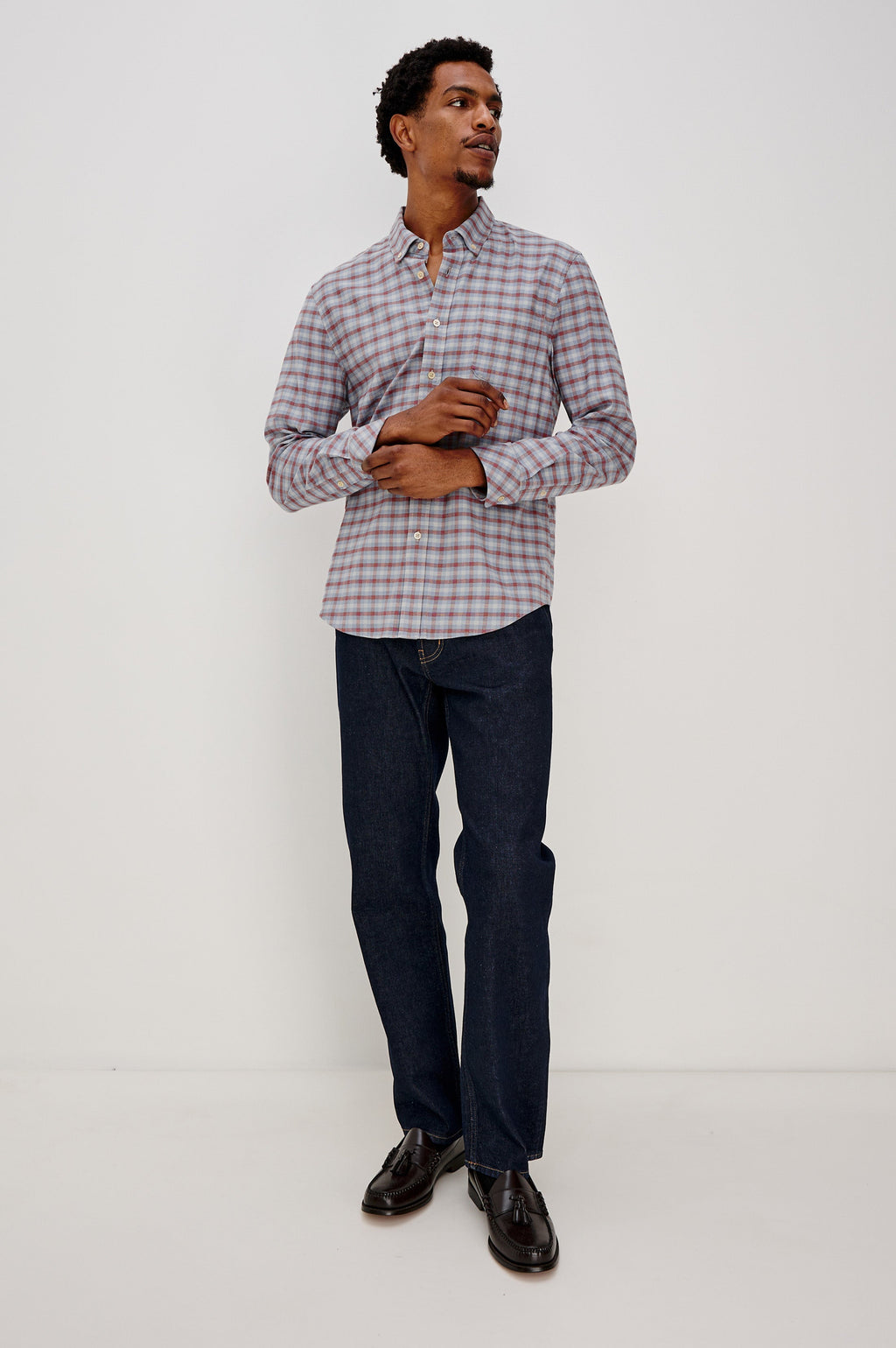 VANCE SHIRT - BLUE RUBY CHECK