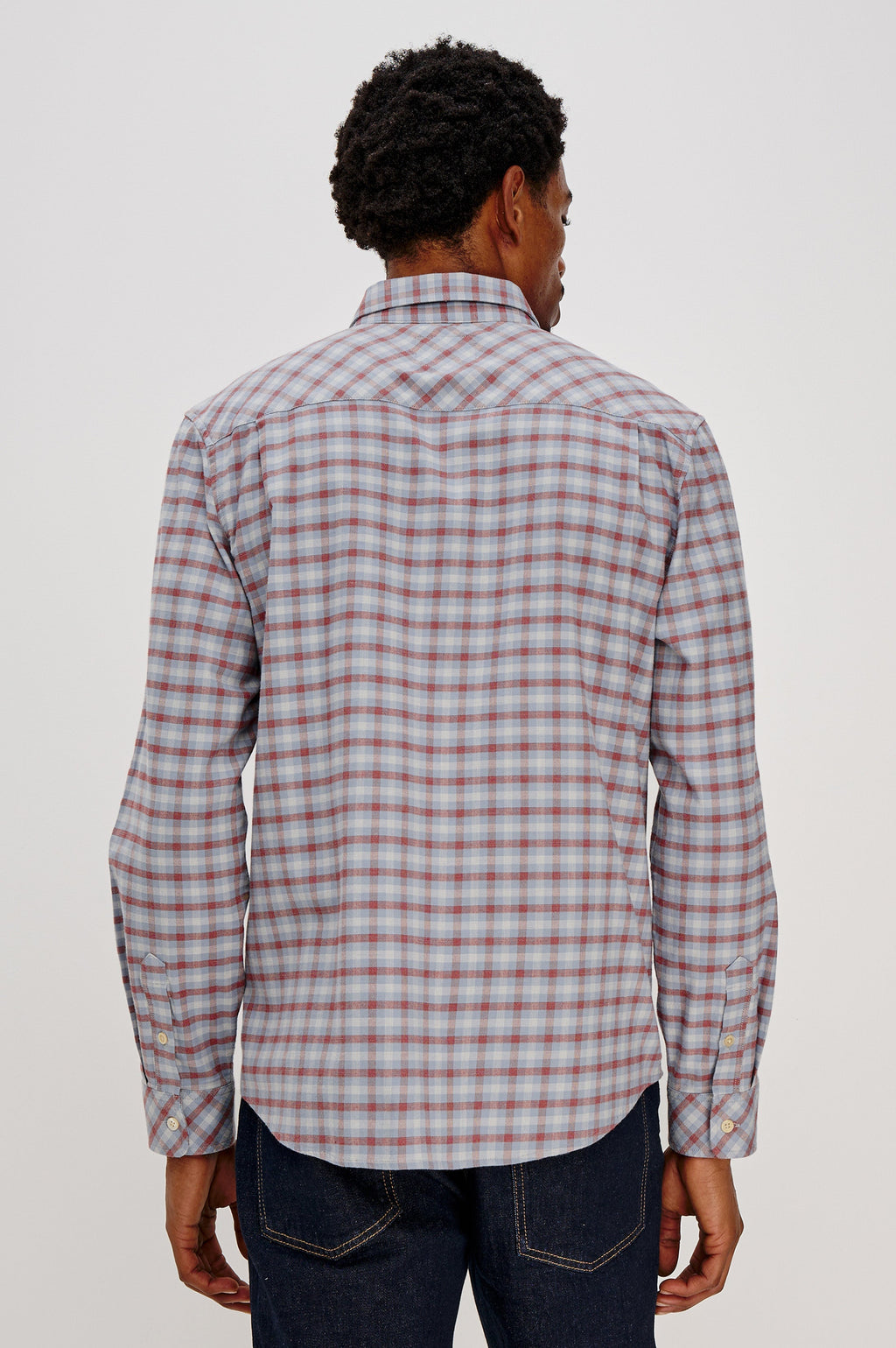 VANCE SHIRT - BLUE RUBY CHECK