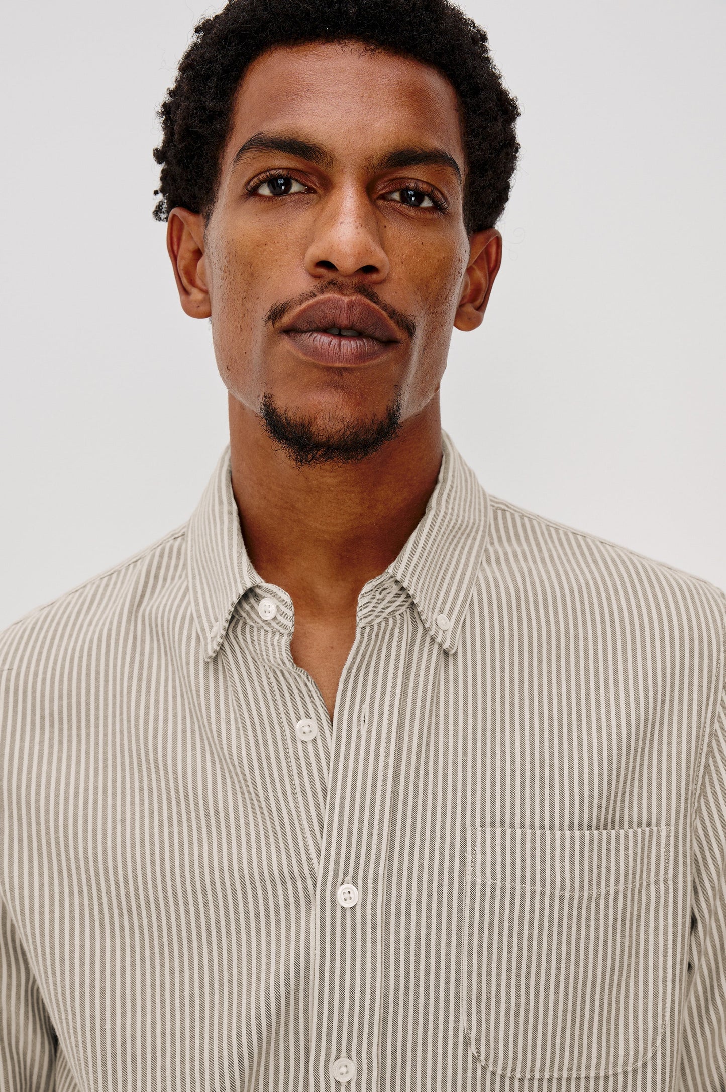 VANCE SHIRT - CEDAR OAT STRIPE