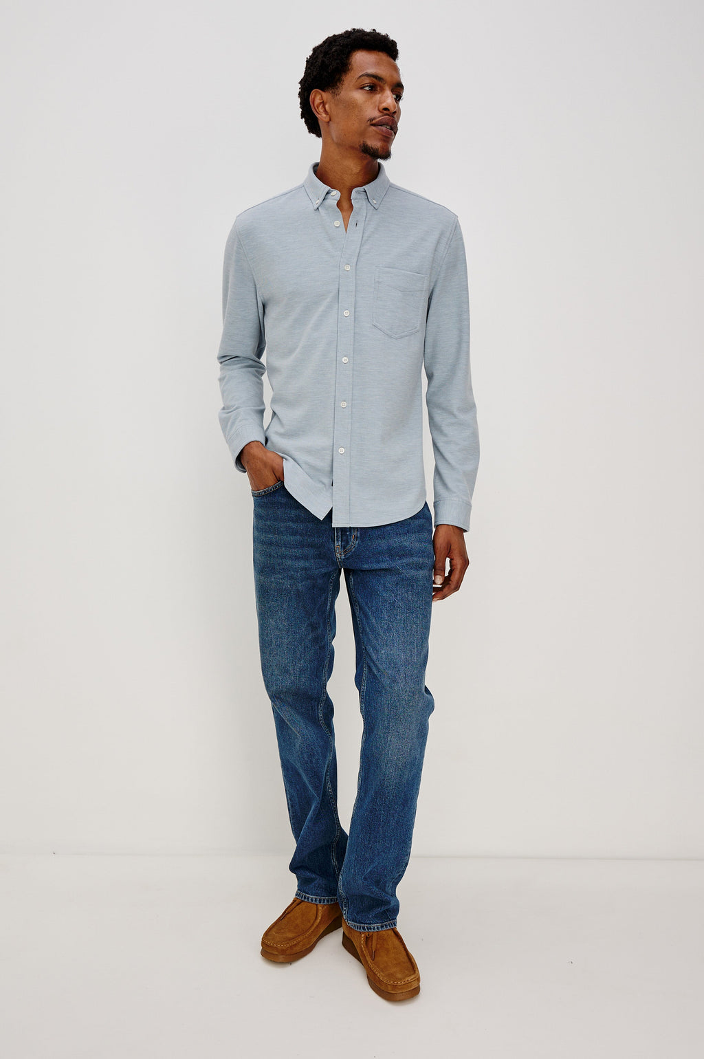 VINCENT SHIRT - BLUE OXFORD