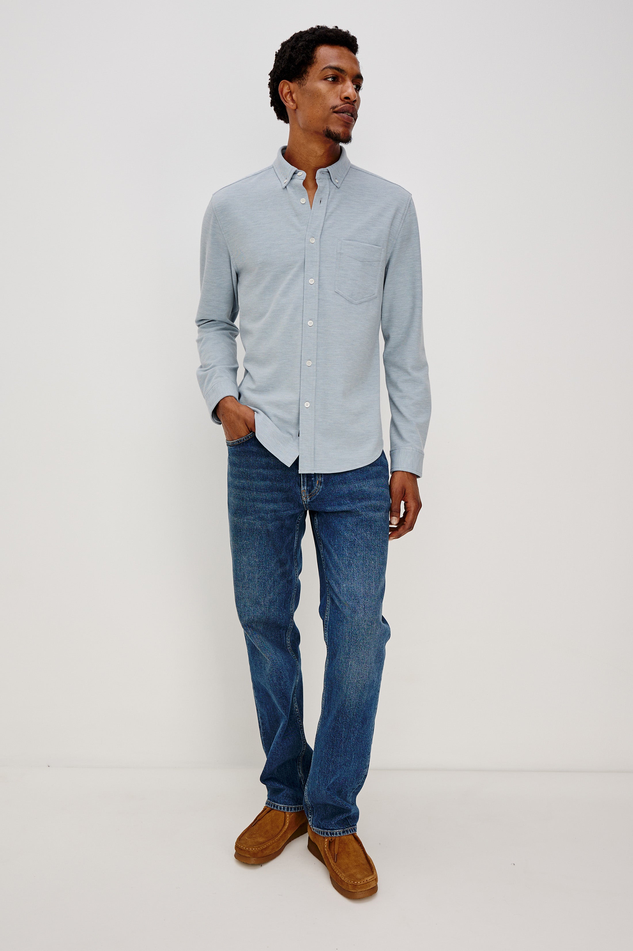 VINCENT SHIRT - BLUE OXFORD