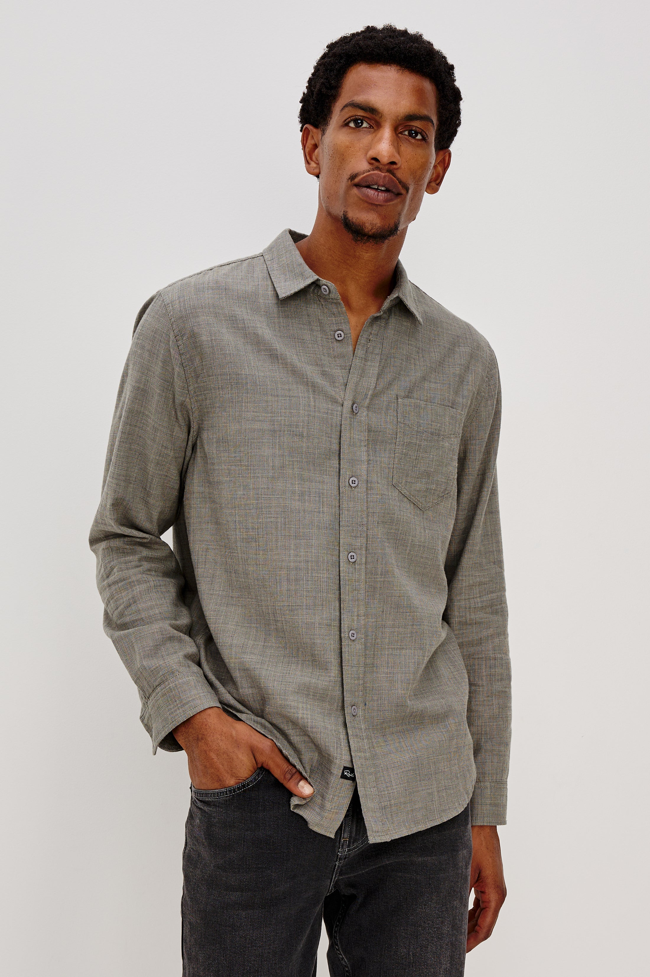 WYATT SHIRT - SPRUCE ETCH