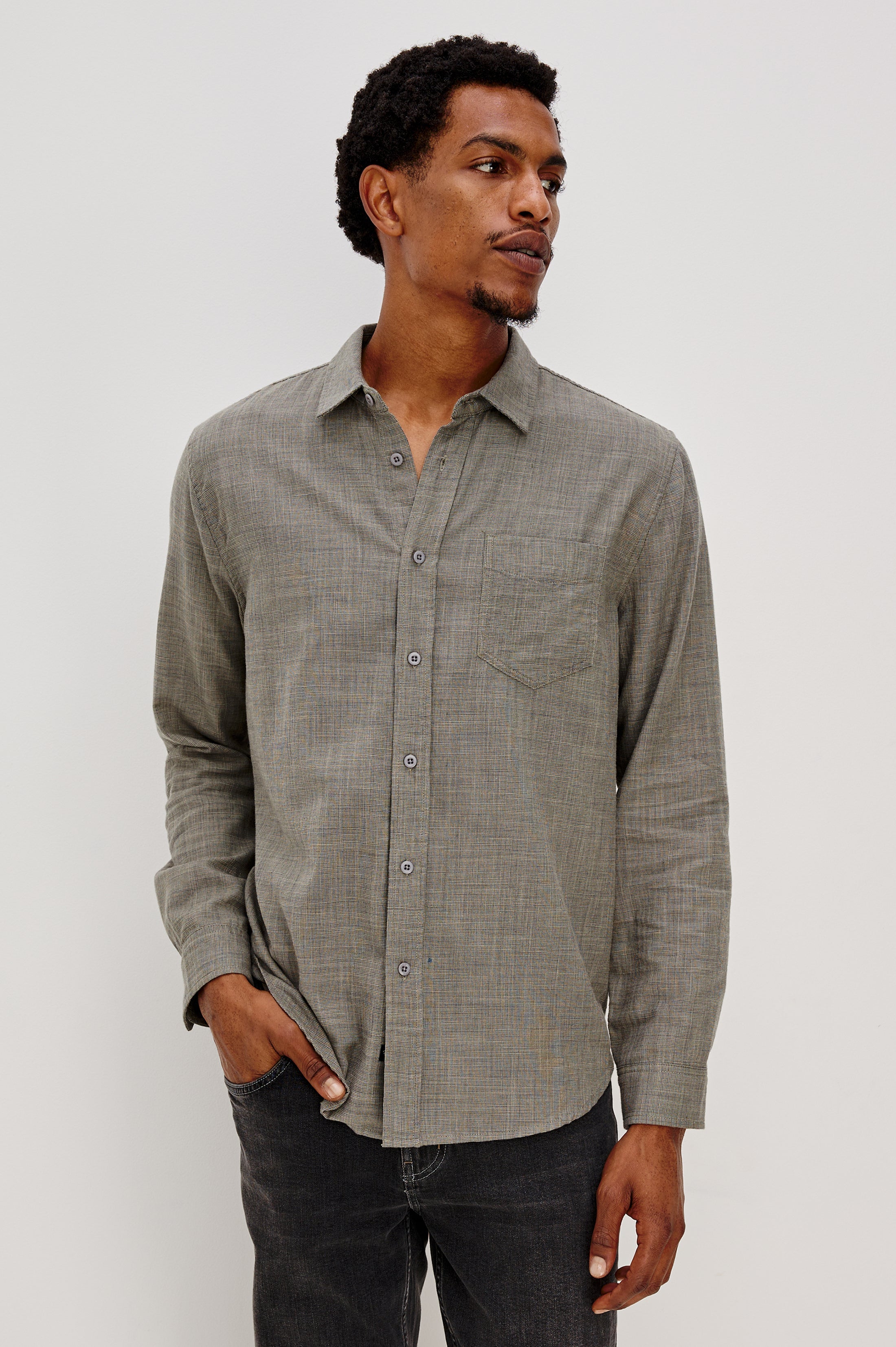 WYATT SHIRT - SPRUCE ETCH
