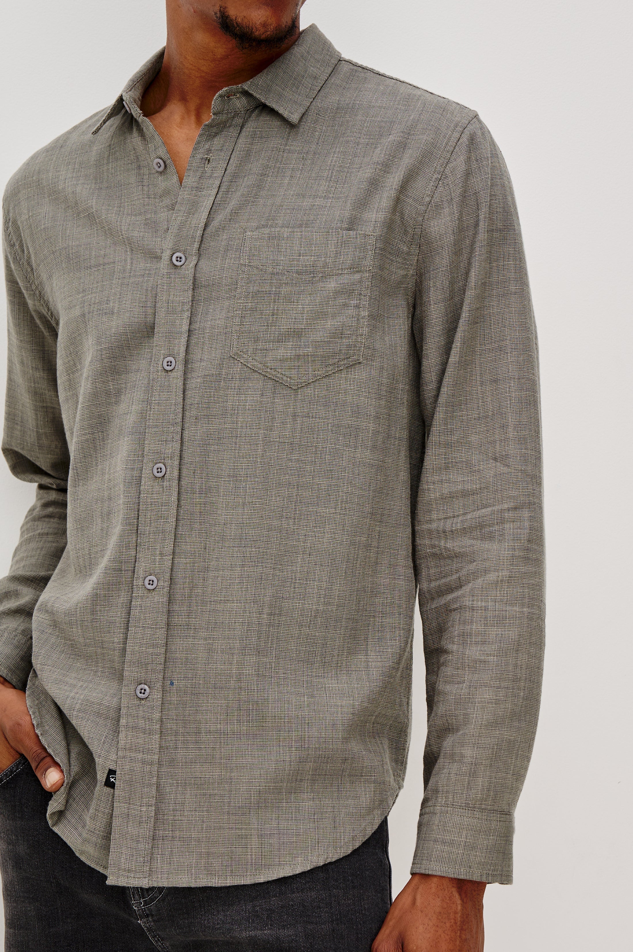 WYATT SHIRT - SPRUCE ETCH